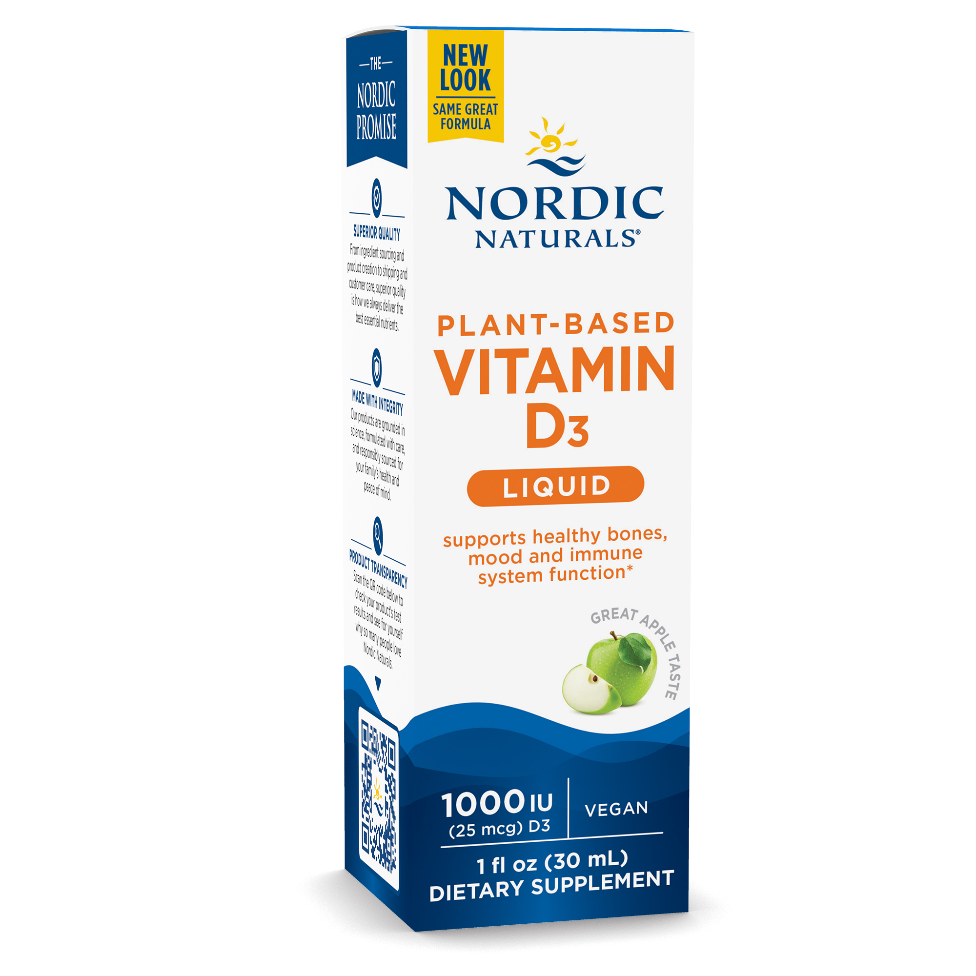 Nordic Naturals Vitamin D3 Liquid 1000IU 